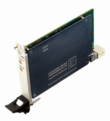 Кодек H.264 CompactPCI Serial, вход видео HD-SDI, стереозвук со входа HD-SDI, HD 1080p60, -40º ~ +85ºC