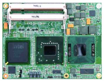 Процессорный модуль COM Express на базе Intel Core 2 Duo L7500 , от -40°C до +85°C