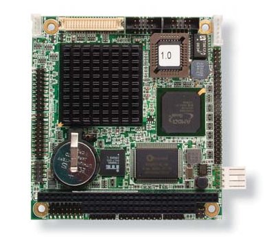 Одноплатный компьютер PC/104 c пассивным охлаждением на базе AMD Geode LX800, от -40°C до +85°C