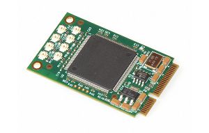 8-канальный модуль полнокадрового видеозахвата mini PCI Express , –40°C ~ +85°C