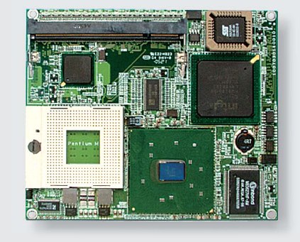 Модуль ETX на базе Pentium M Socket479 (CRT, LCD, DVI, TV, Звук, LAN, 6 PCI, 6 USB, от -20°C до +70°C)