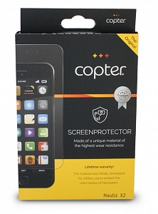 Защитная плёнка для емкостного сенсоного экрана защищенного смартфона Nautiz X2