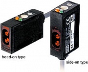 Фотоэлектрические оптические датчики серии J2, защита по IP67, оптика с узким световым лучом 1.5 мм